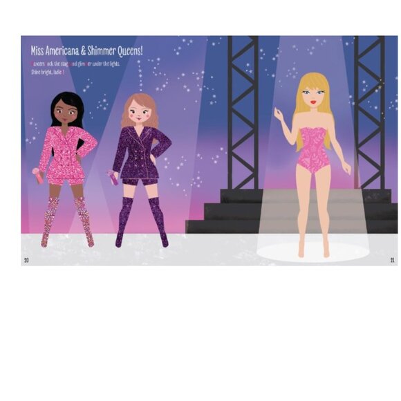 NEW TAYLOR SWIFT Sticker Book - 500 Reusable DRESS UP Stickers ERAS TOUR BOOK! - Picture 3 of 6